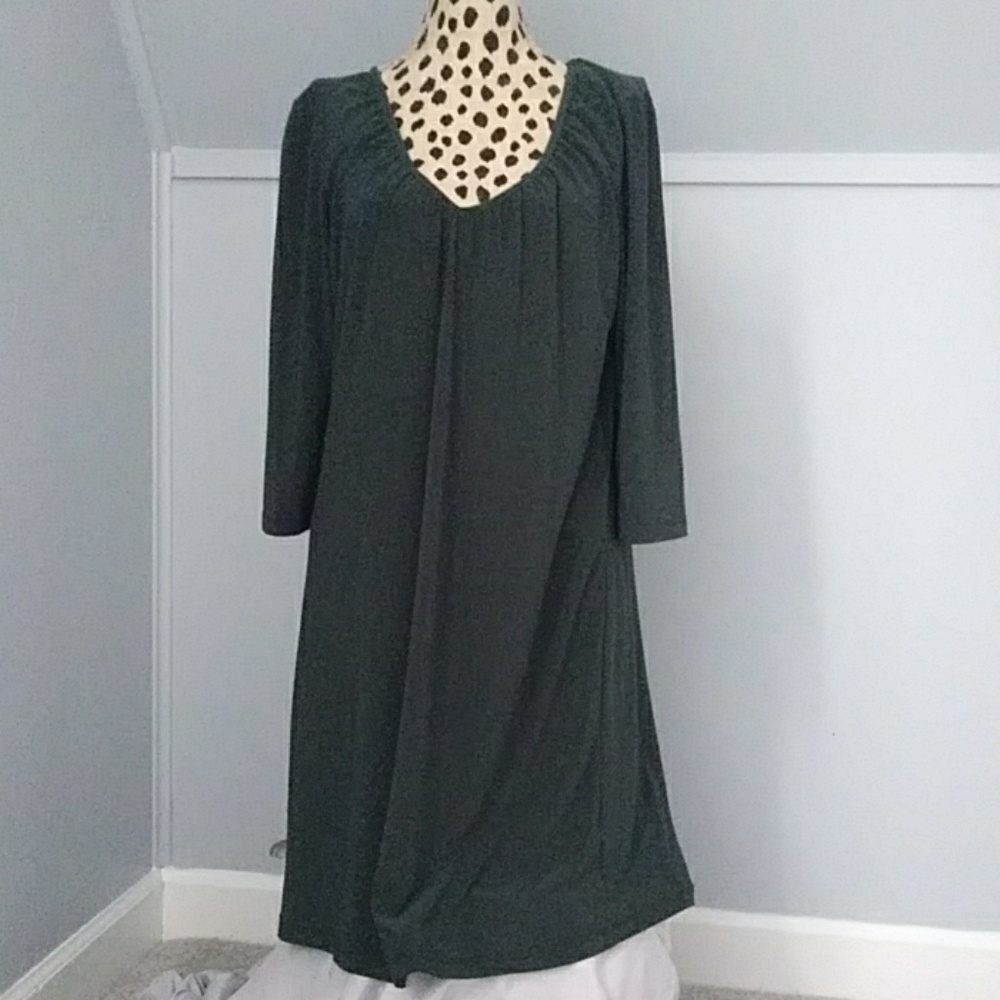 Simple Sexy Misty Green Dress